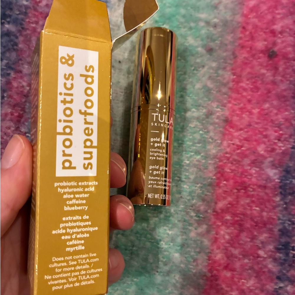 Tula gold glow + get it cooling & brightening eye balm 10g - Picture 4 of 6